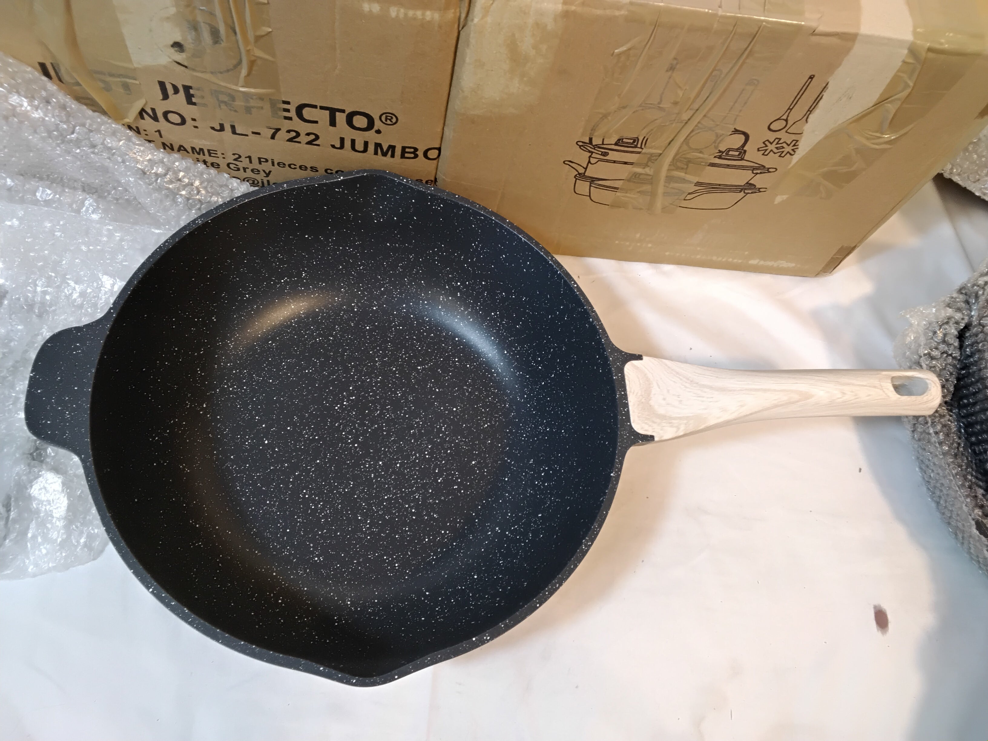 JUST PERFECTO JL-722 JUMBO | Batteria di Pentole e Padelle 21 Pezzi | Nuova