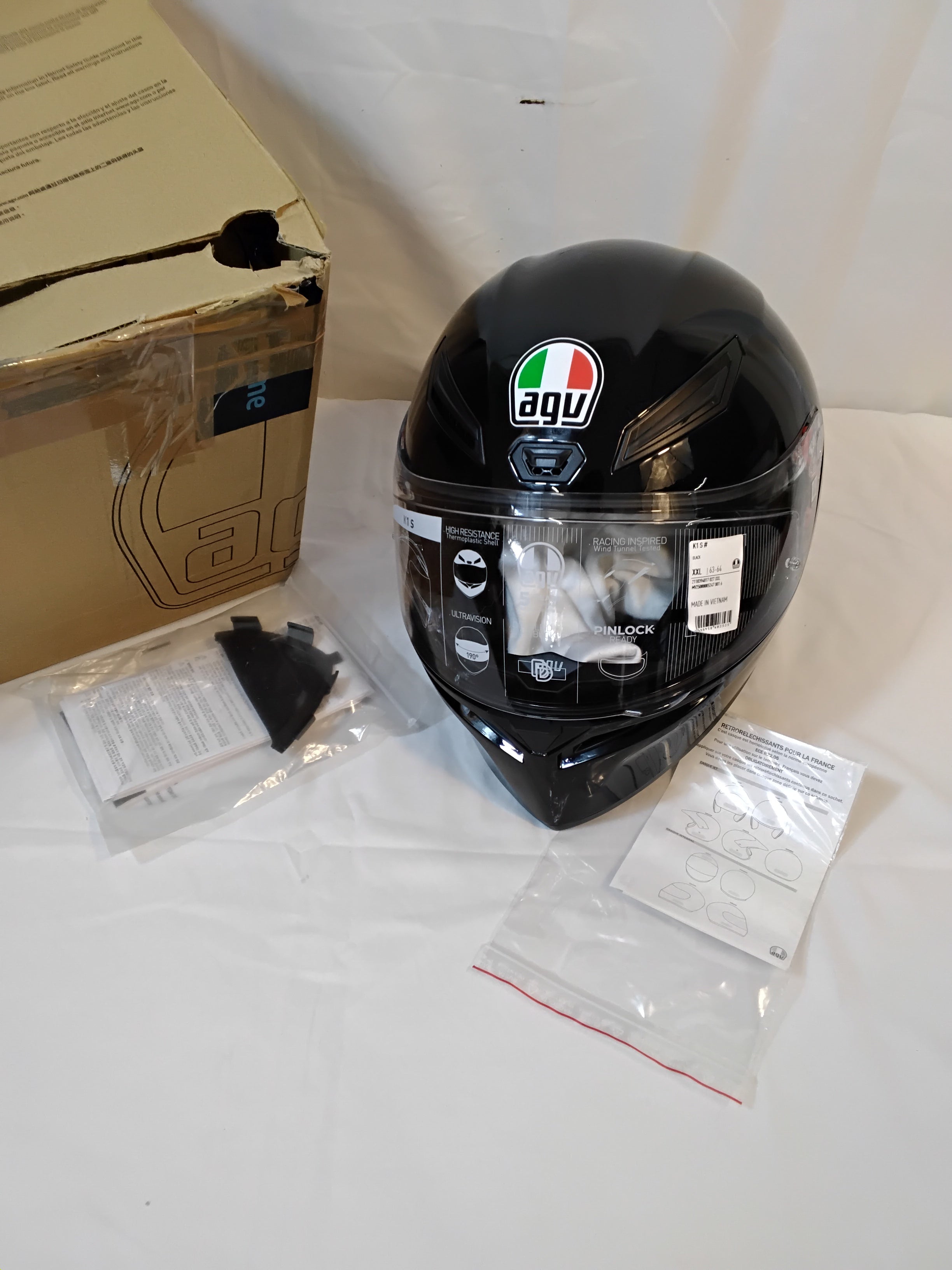 AGV K1 S Black E2206 | Casco Integrale Moto | XXL 63-64 | Nuovo