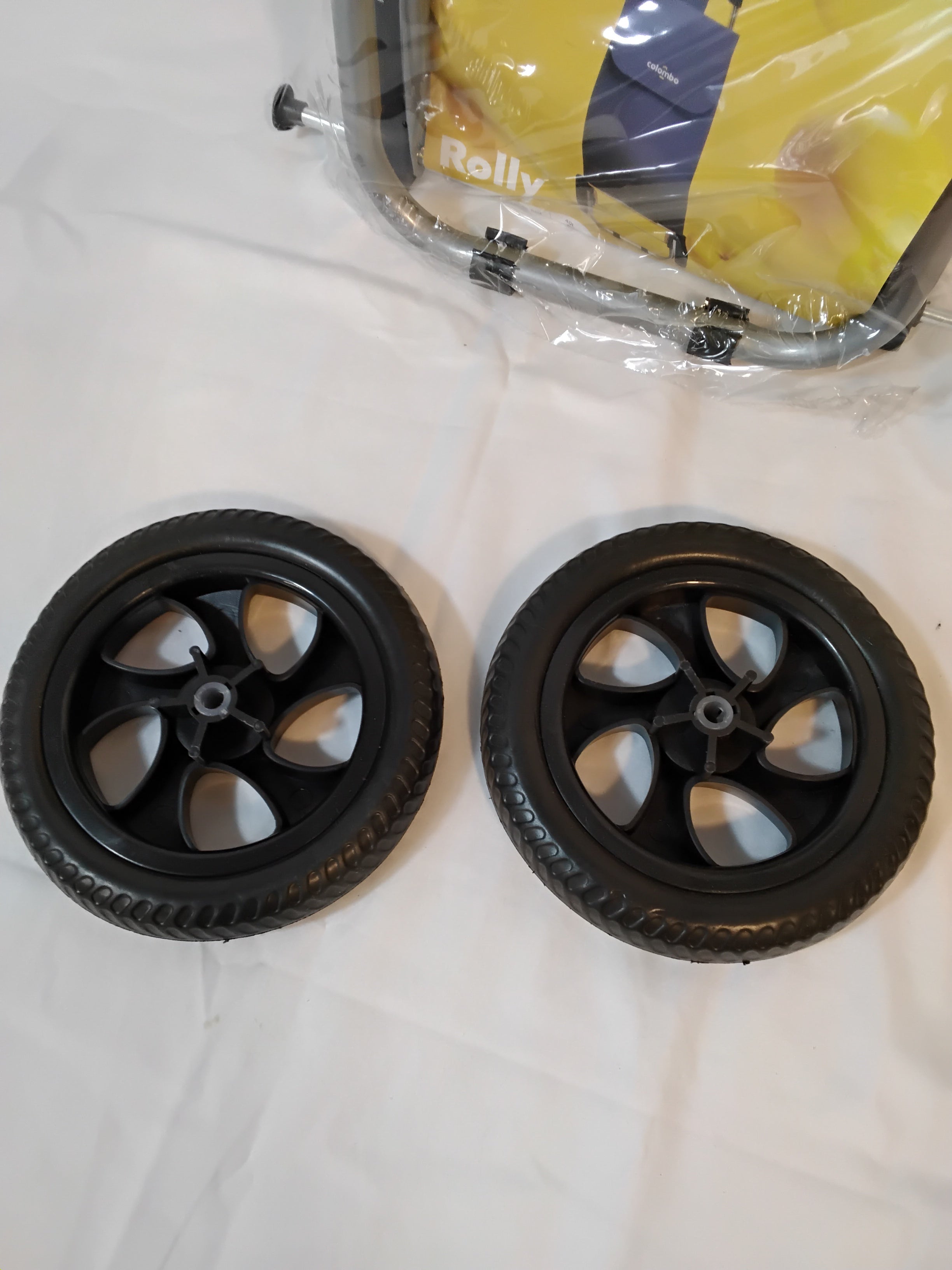 Colombo Rolly | Carrello Portaspesa Pieghevole 40 L | Nero | Nuovo