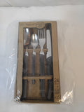 Lou Laguiole Tradition Set Posate 24 Pezzi Grigio | 6 Persone | Nuovo