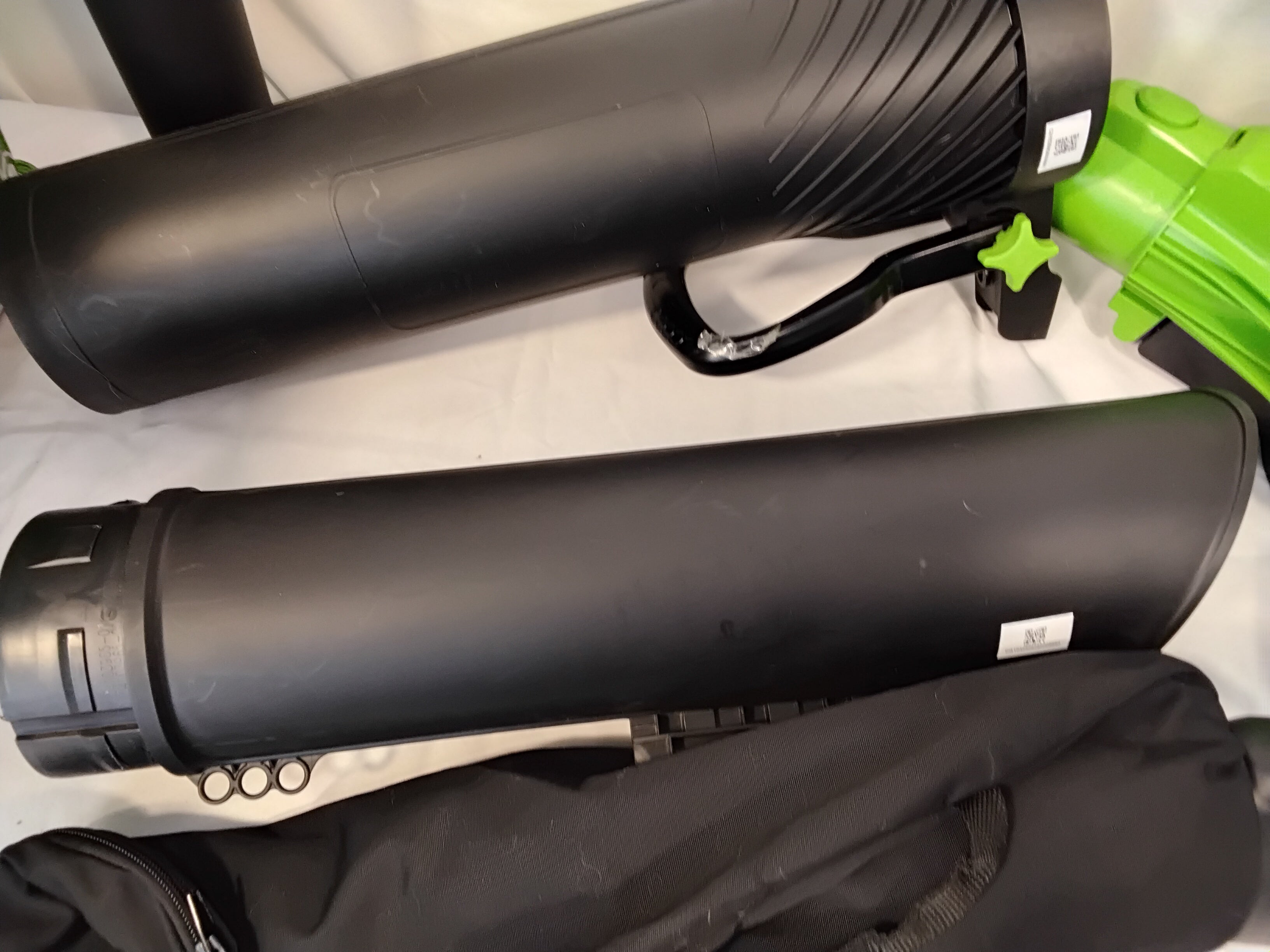 Greenworks 40V Soffiatore / Aspiratore Foglie Brushless | 370 km/h | Pari al Nuovo