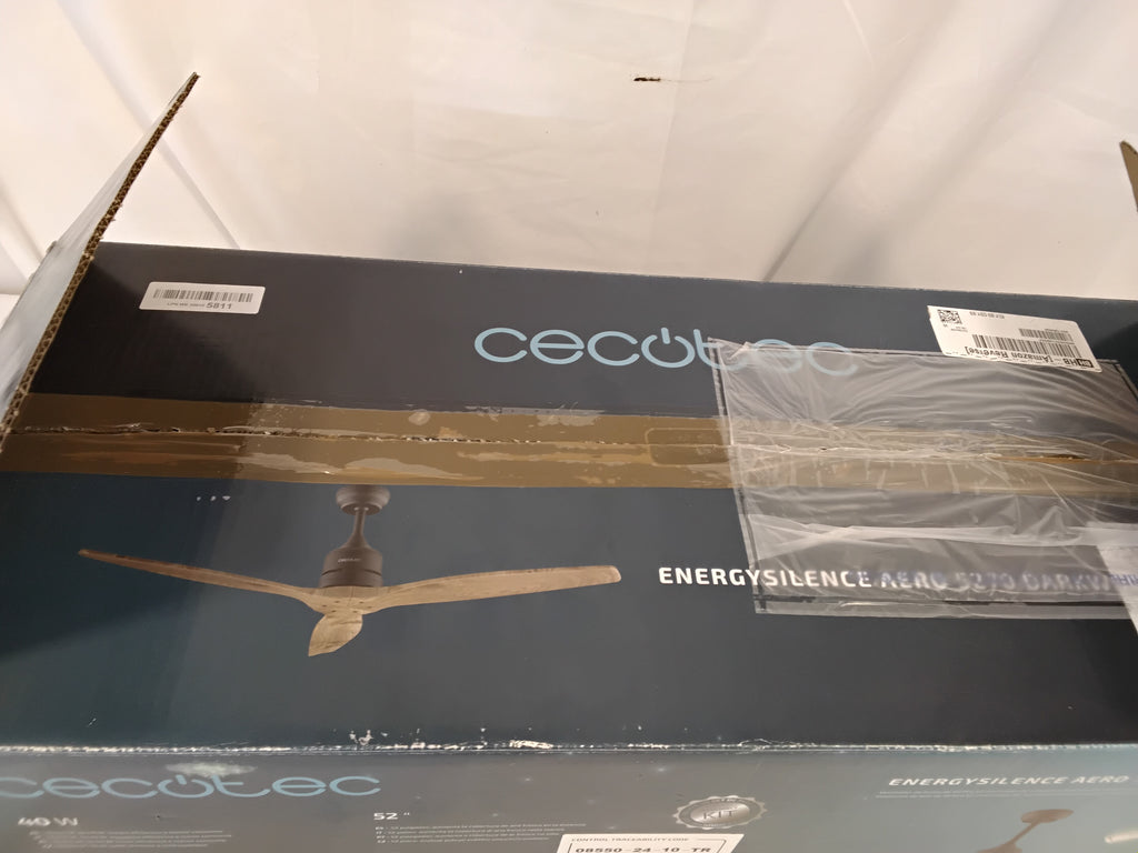 Cecotec EnergySilence Aero 5270 DarkWood Ventilatore da Soffitto 52" | 40W | Nuovo