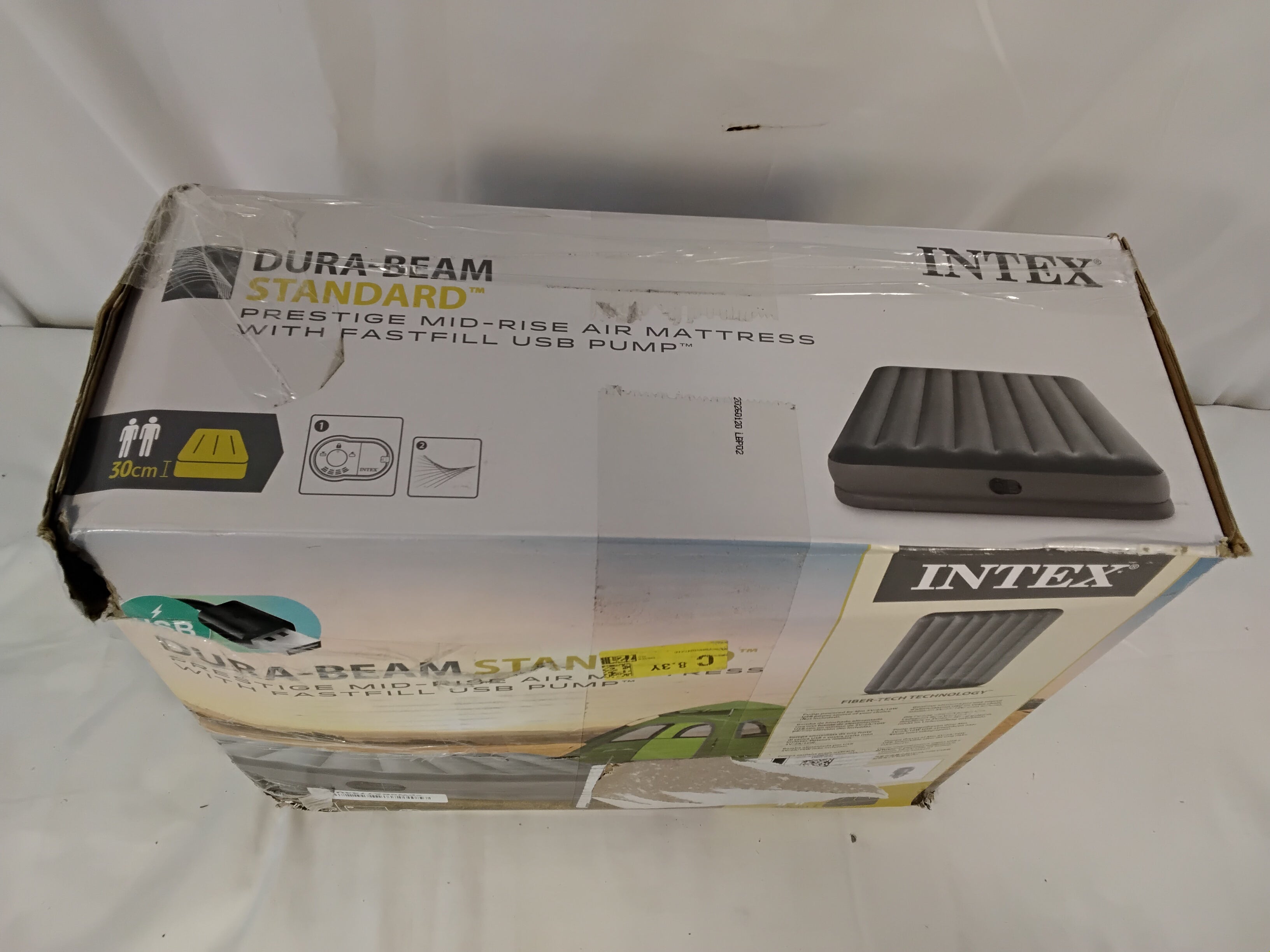 Intex Dura-Beam Prestige Mid-Rise 64114 | Materasso Gonfiabile Matrimoniale | Nuovo