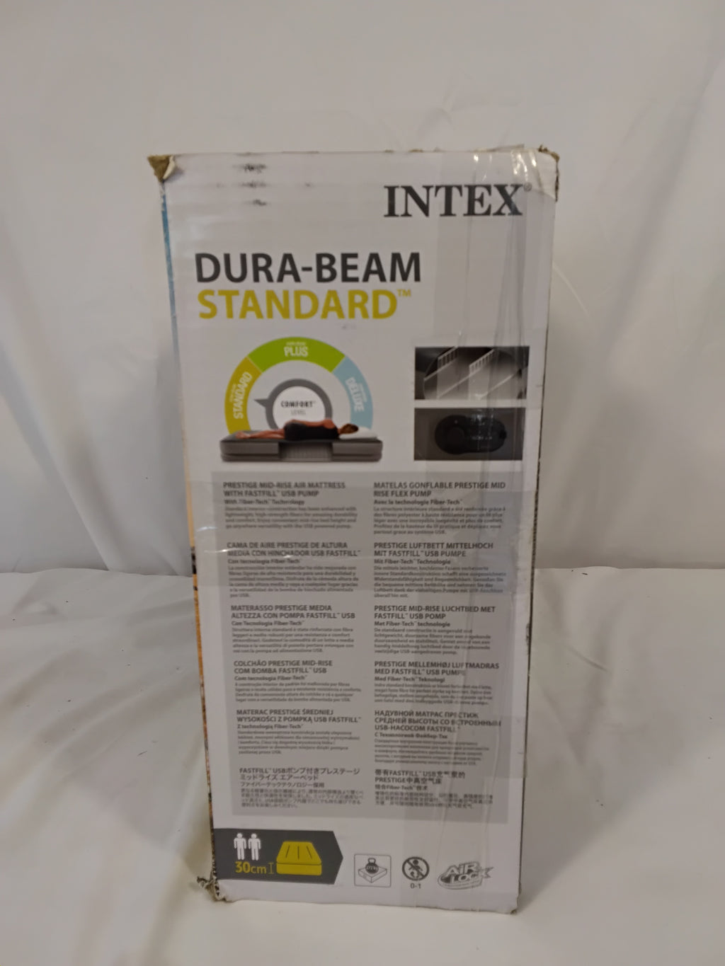 Intex Dura-Beam Prestige Mid-Rise 64114 | Materasso Gonfiabile Matrimoniale | Nuovo