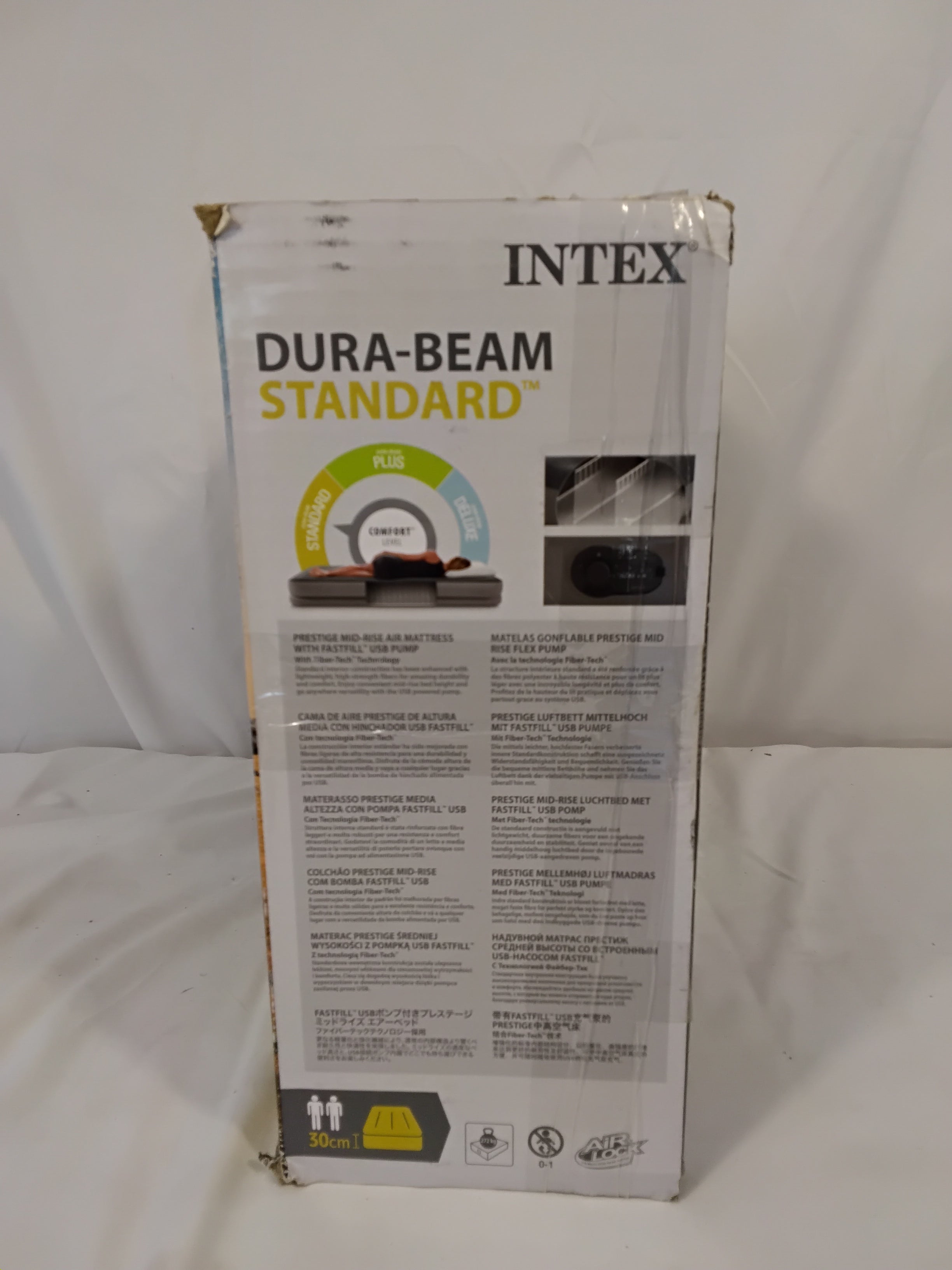 Intex Dura-Beam Prestige Mid-Rise 64114 | Materasso Gonfiabile Matrimoniale | Nuovo