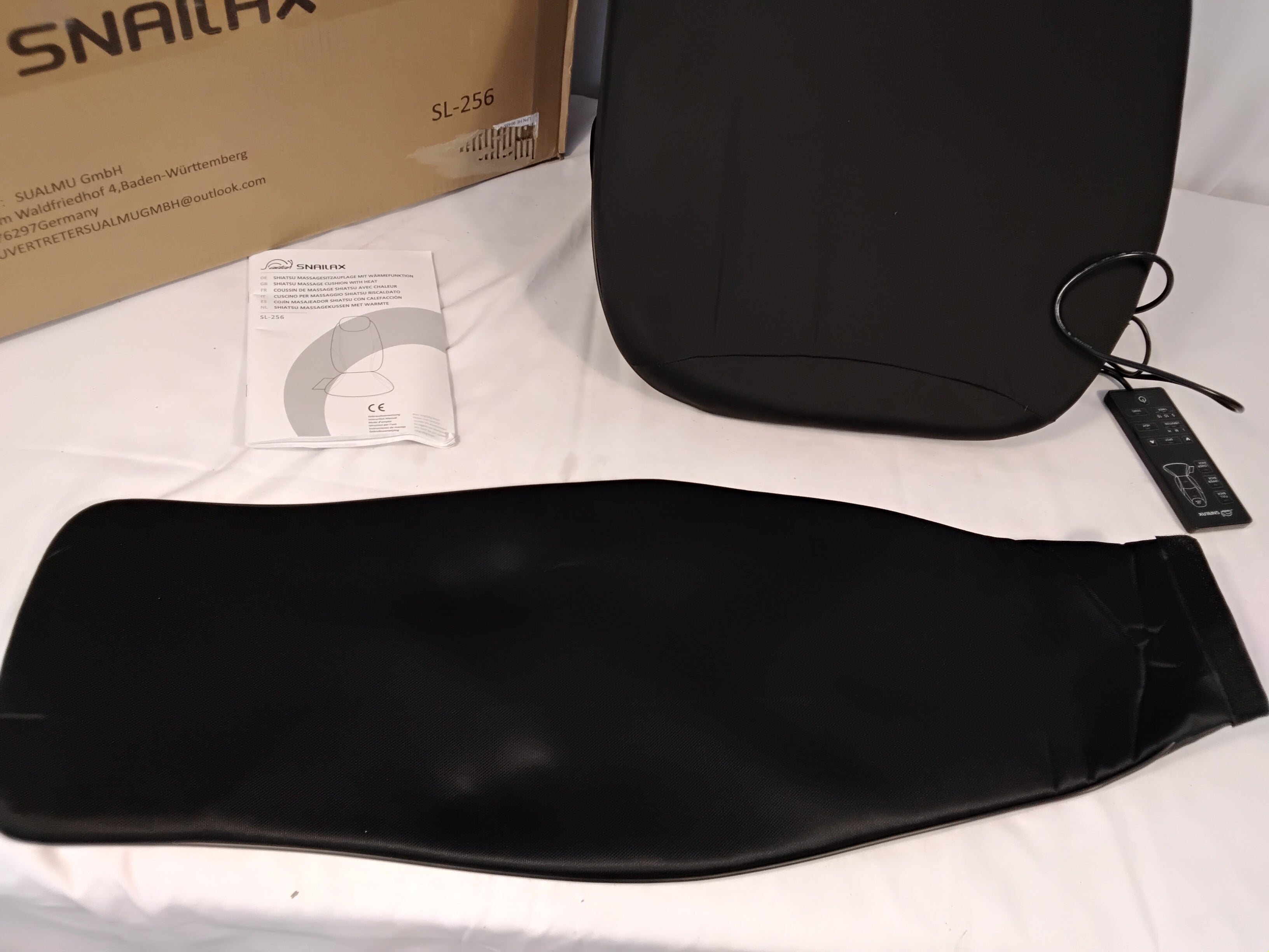 Snailax SL-256 | Cuscino Massaggiante Shiatsu con Calore | Nuovo