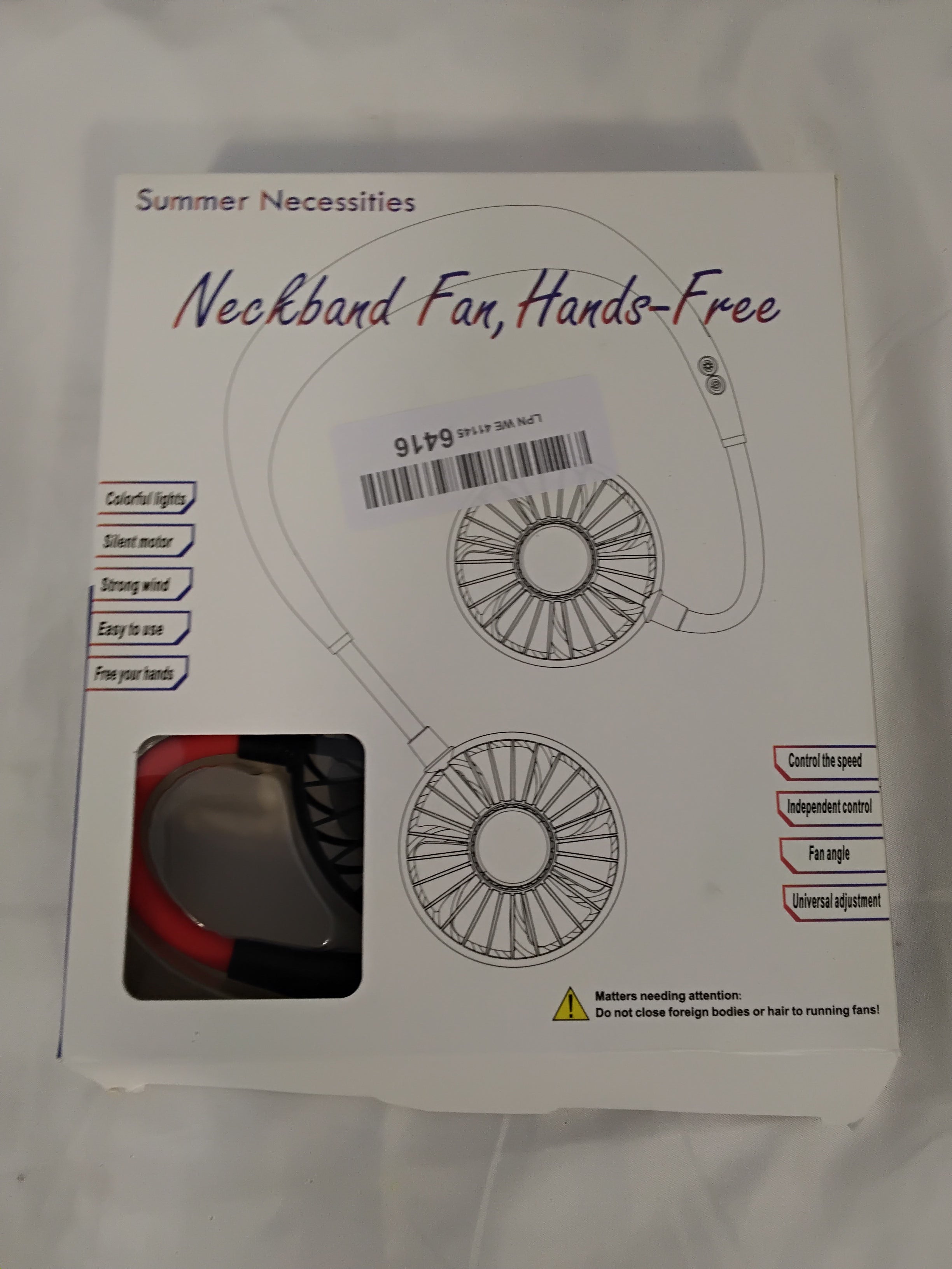 Ventilatore da Collo Hands-Free | Nuovo