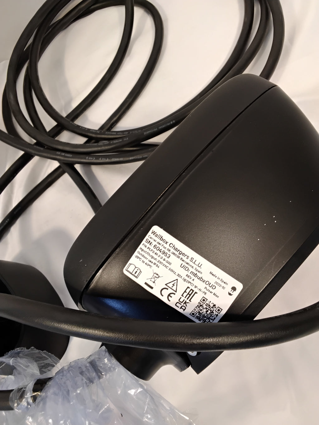 Wallbox Pulsar Plus 22 kW | Tipo 2 | 5 m | Wi-Fi e Bluetooth usata