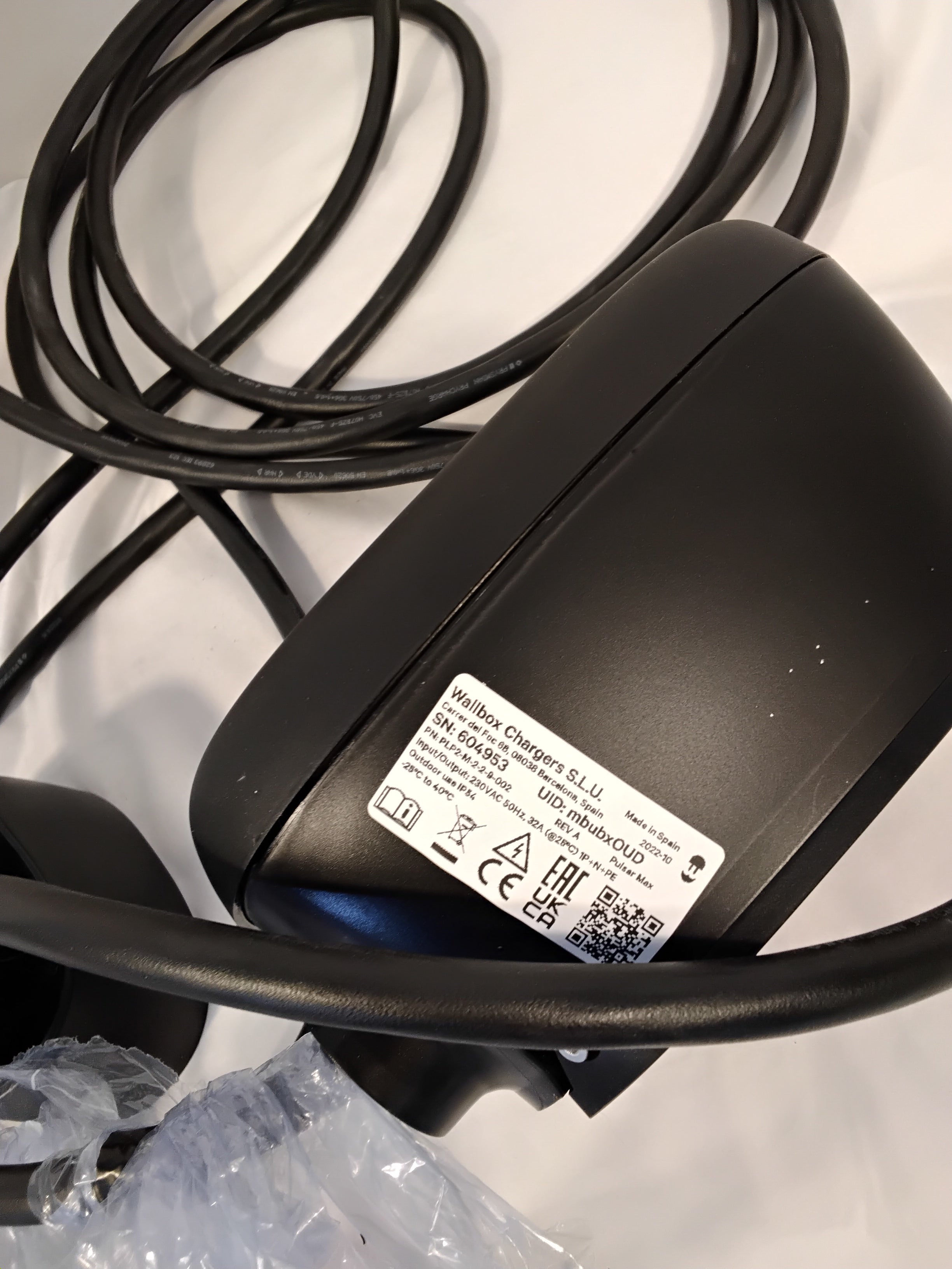 Wallbox Pulsar Plus 22 kW | Tipo 2 | 5 m | Wi-Fi e Bluetooth usata