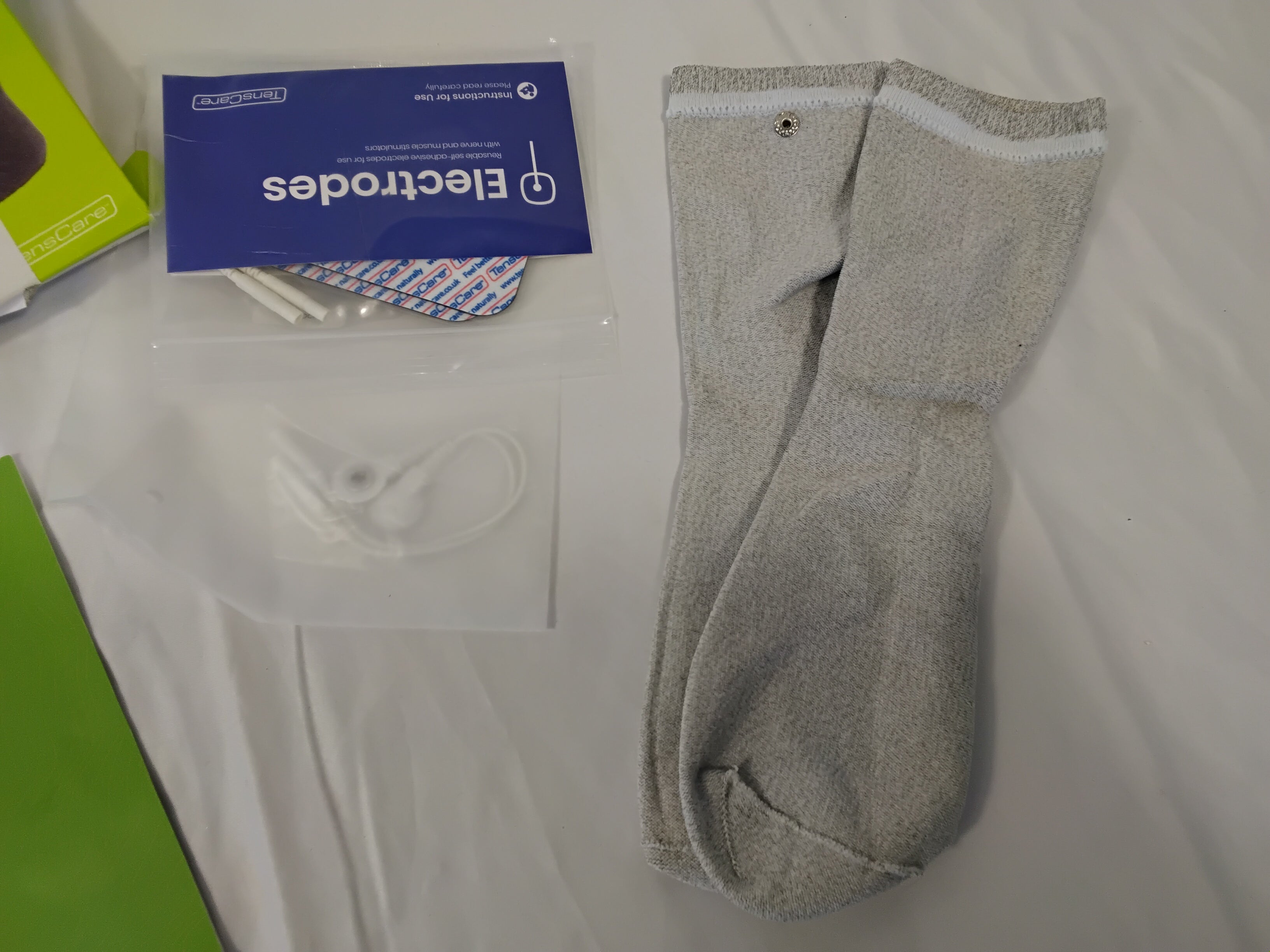 TensCare iSock Elettrodo Calzino Conduttivo per TENS/EMS per Dolore ai Piedi e Artrite | Nuovo