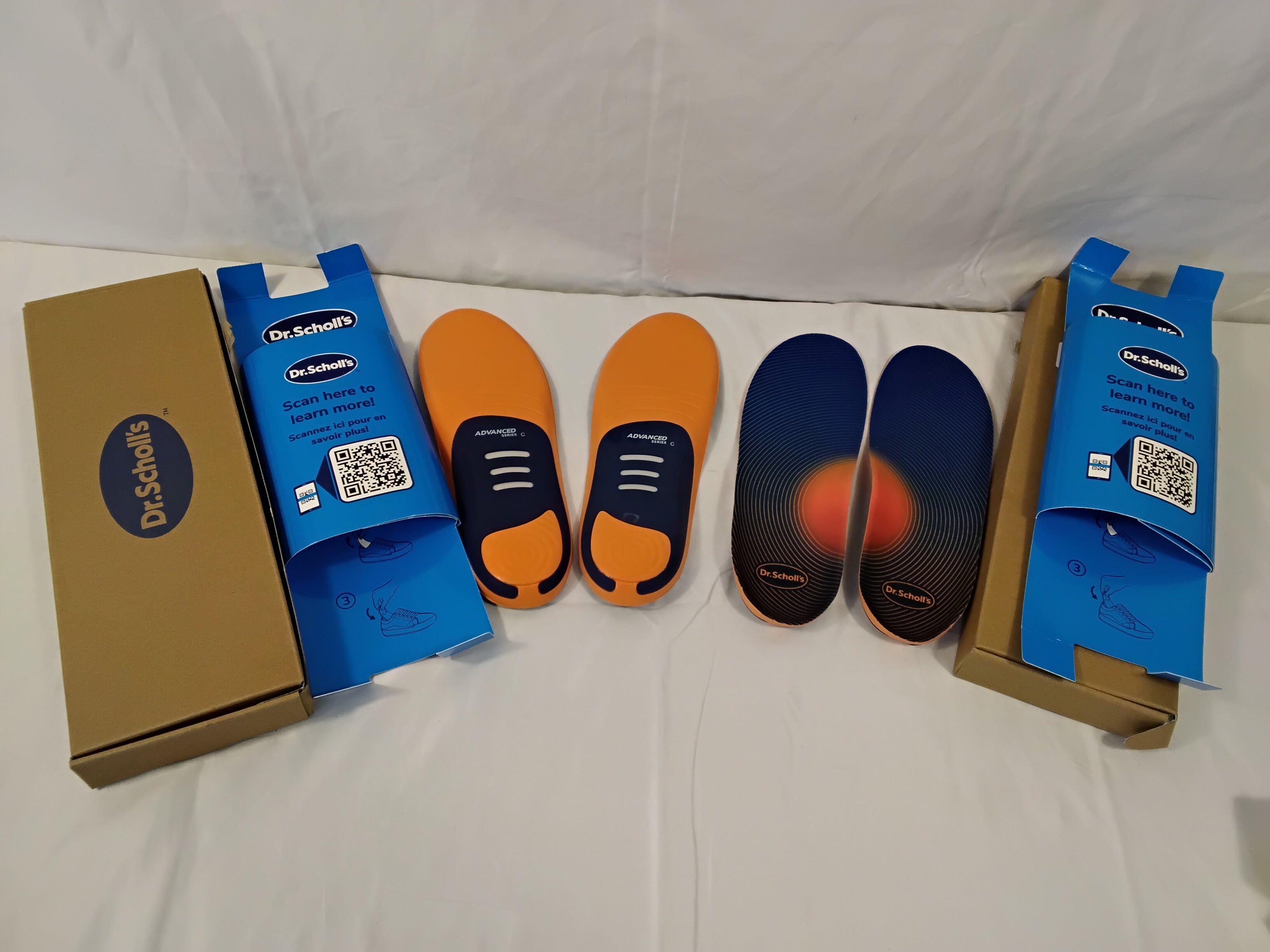 Dr. Scholl’s Advanced Series C + Advanced Pain Relief Solette Ortopediche Plantari Supporto e Comfort | 2 Paia Nuove
