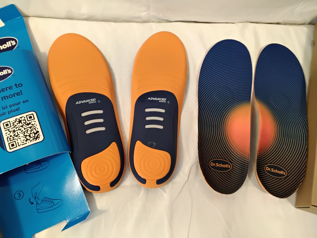 Dr. Scholl’s Advanced Series C + Advanced Pain Relief Solette Ortopediche Plantari Supporto e Comfort | 2 Paia Nuove