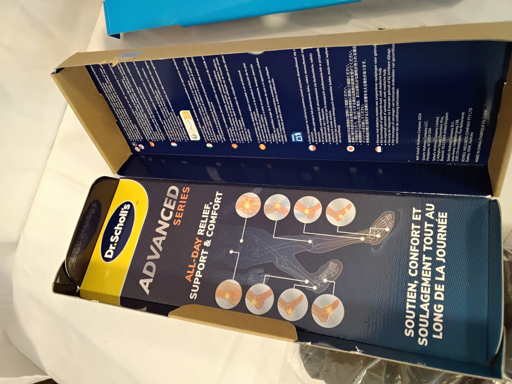 Dr. Scholl’s Advanced Series C + Advanced Pain Relief Solette Ortopediche Plantari Supporto e Comfort | 2 Paia Nuove