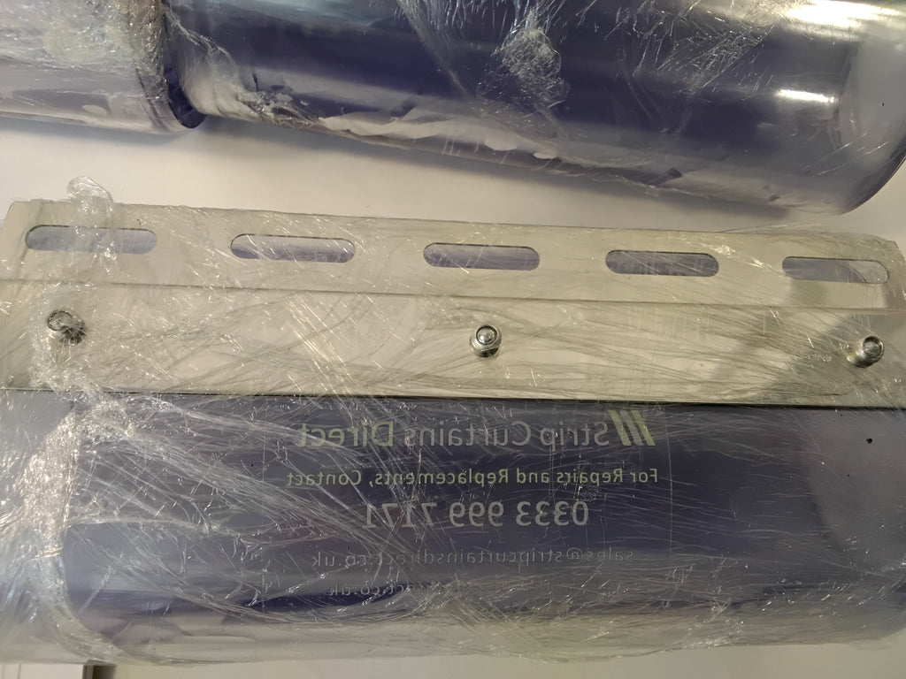 Strip Curtain Tenda a Strisce in PVC con Barra di Fissaggio | Nuova
