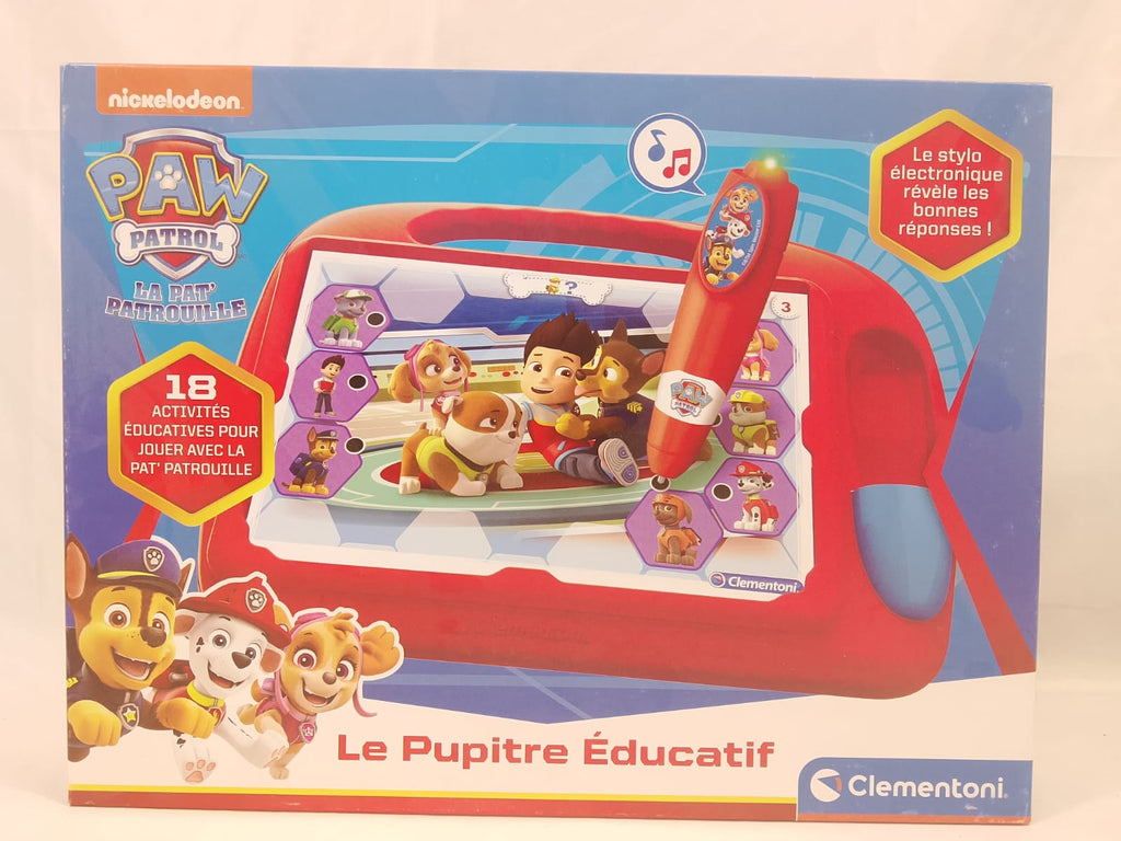 CLEMENTONI – PUPITRE EDUCATIF PAT’ PATROUILLE 🐾Nuovo