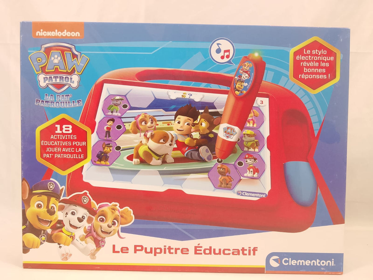 CLEMENTONI – PUPITRE EDUCATIF PAT’ PATROUILLE 🐾Nuovo