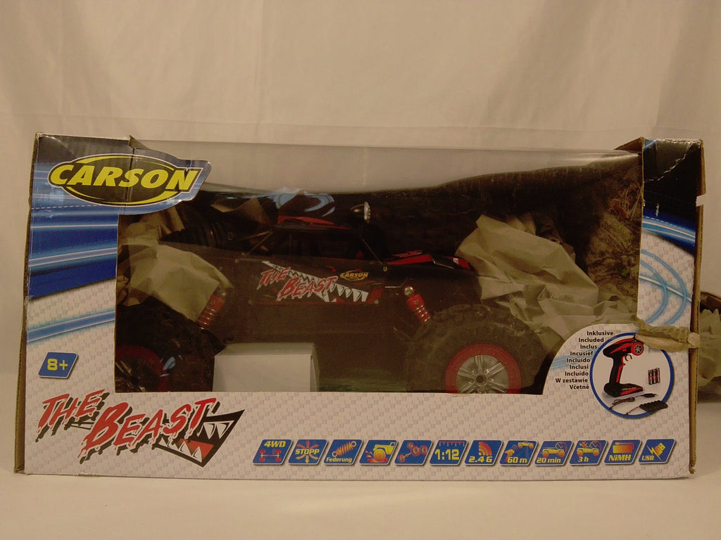Carson The Beast 1:12 RC, 4WD, 2.4 GHz, modello anfibio per terra e acqua. Nuovo