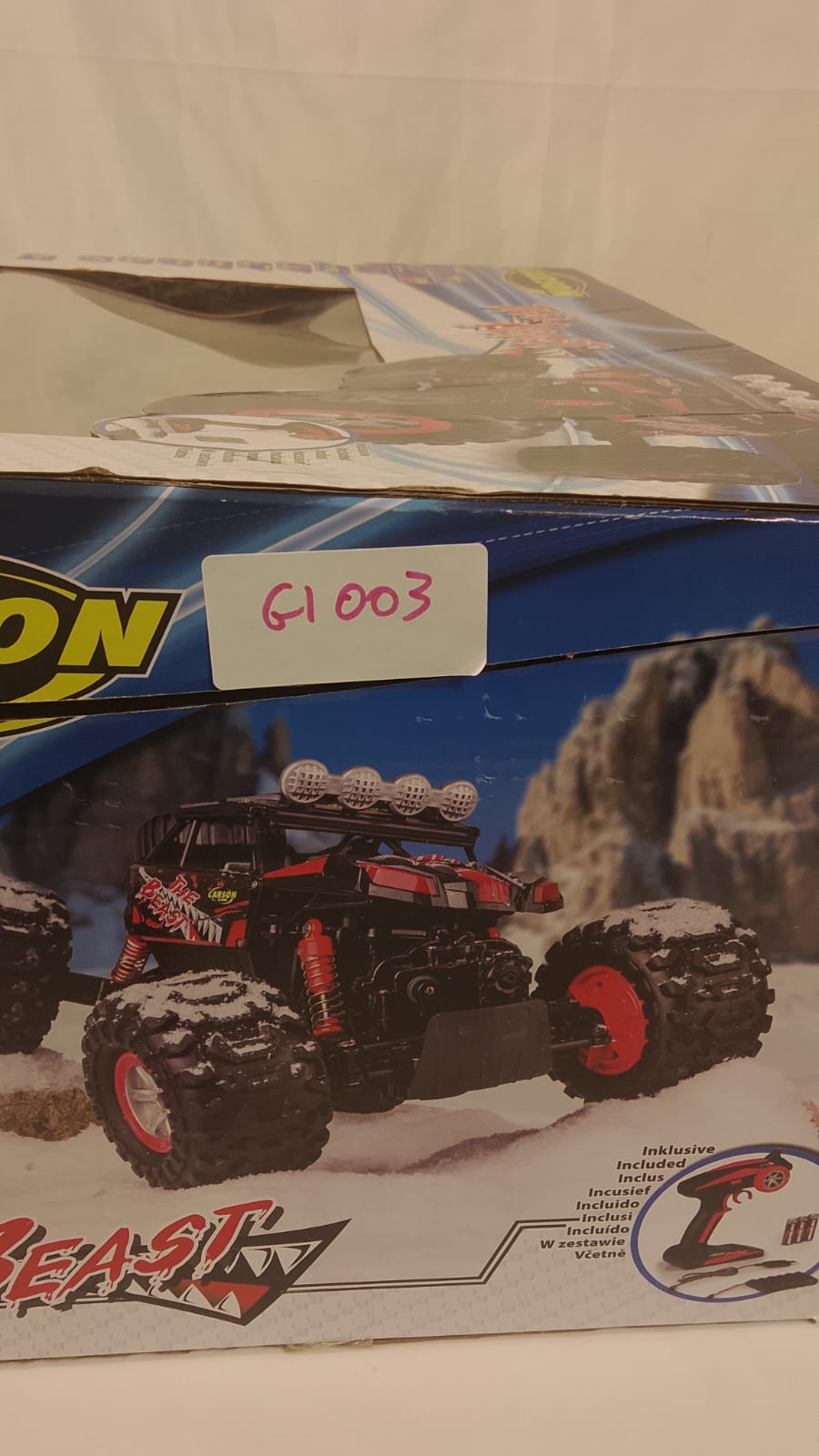 Carson The Beast 1:12 RC, 4WD, 2.4 GHz, modello anfibio per terra e acqua. Nuovo