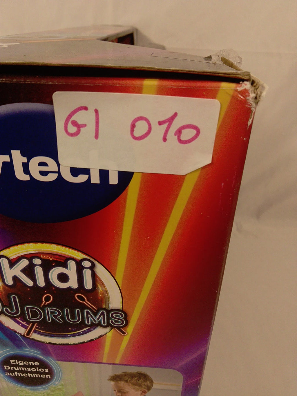 🥁 VTech Kidi DJ Drums, batteria elettronica interattiva per bambini 6+, con pad luminosi, piatti, Bluetooth e microfono integrato.Nuovo
