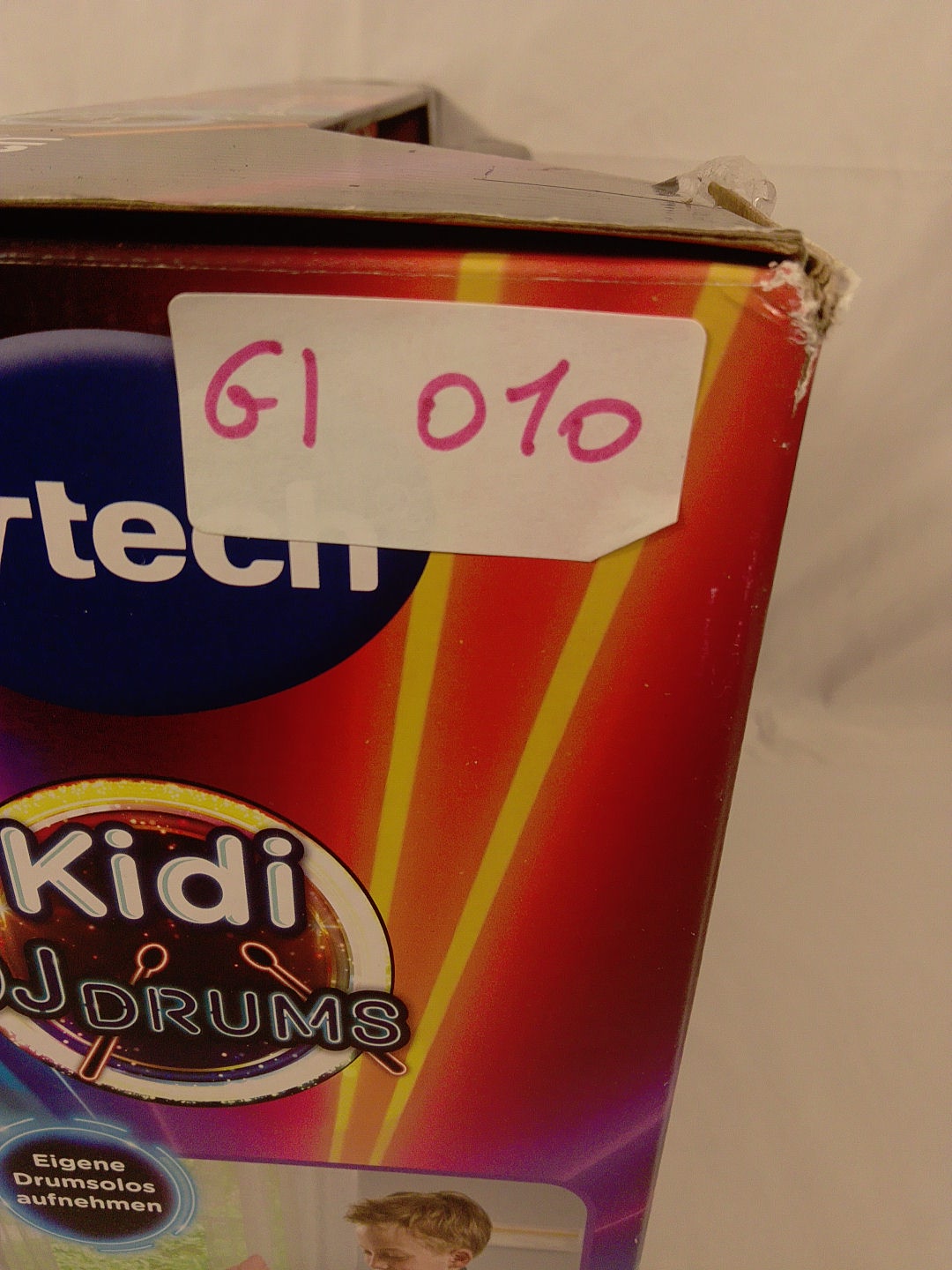 🥁 VTech Kidi DJ Drums, batteria elettronica interattiva per bambini 6+, con pad luminosi, piatti, Bluetooth e microfono integrato.Nuovo