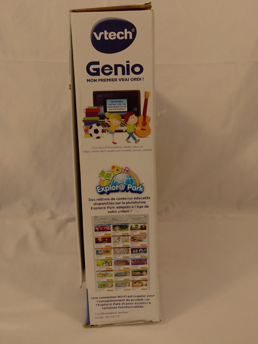 VTech Genio Mon Premier Vrai Ordi! Computer Portatile Educativo Bambini 5-12 Anni, 50+ Attività e Giochi, Wi-Fi, 8GB, Mouse – VERSIONE FRANCESE 🇫🇷NUOVO