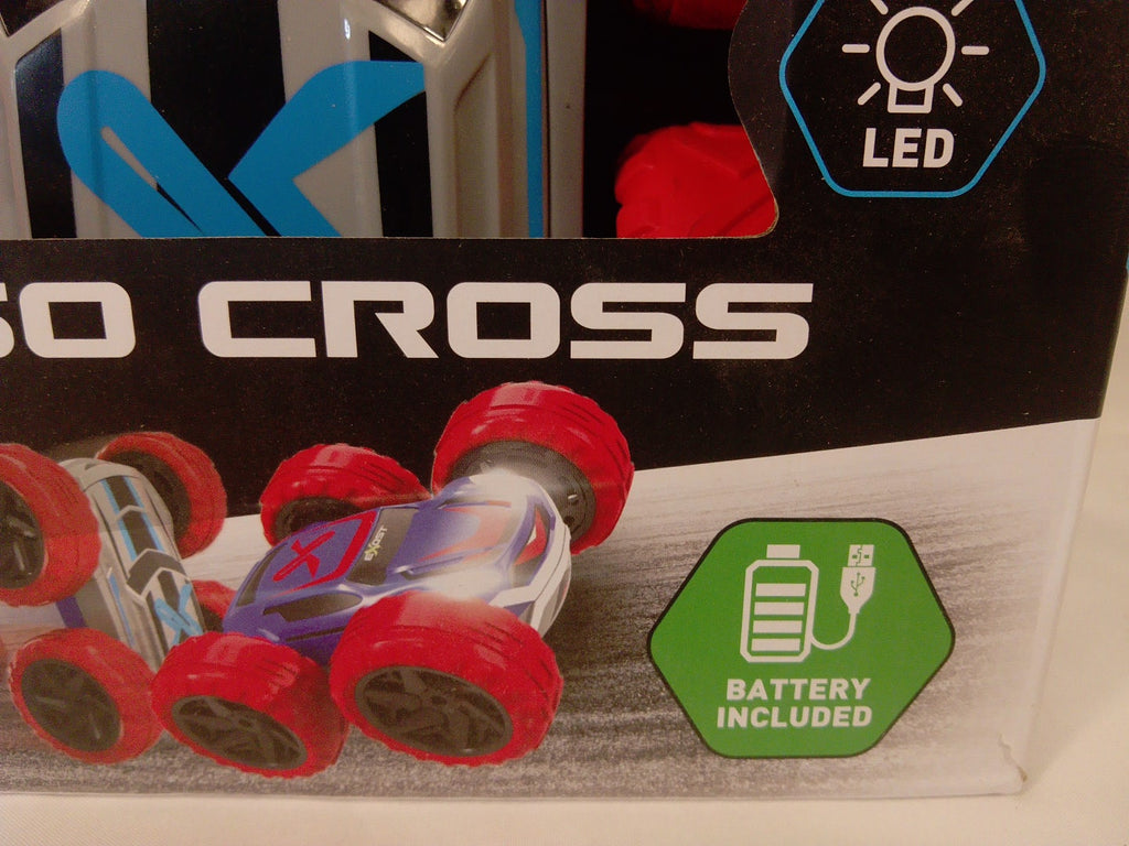 EXOST 360 CROSS Auto Radiocomandata 360° 2,4 GHz, Acrobazie 360°, Luci LED, Batteria Inclusa, 10 km/h, 5+ Anni Nuovo