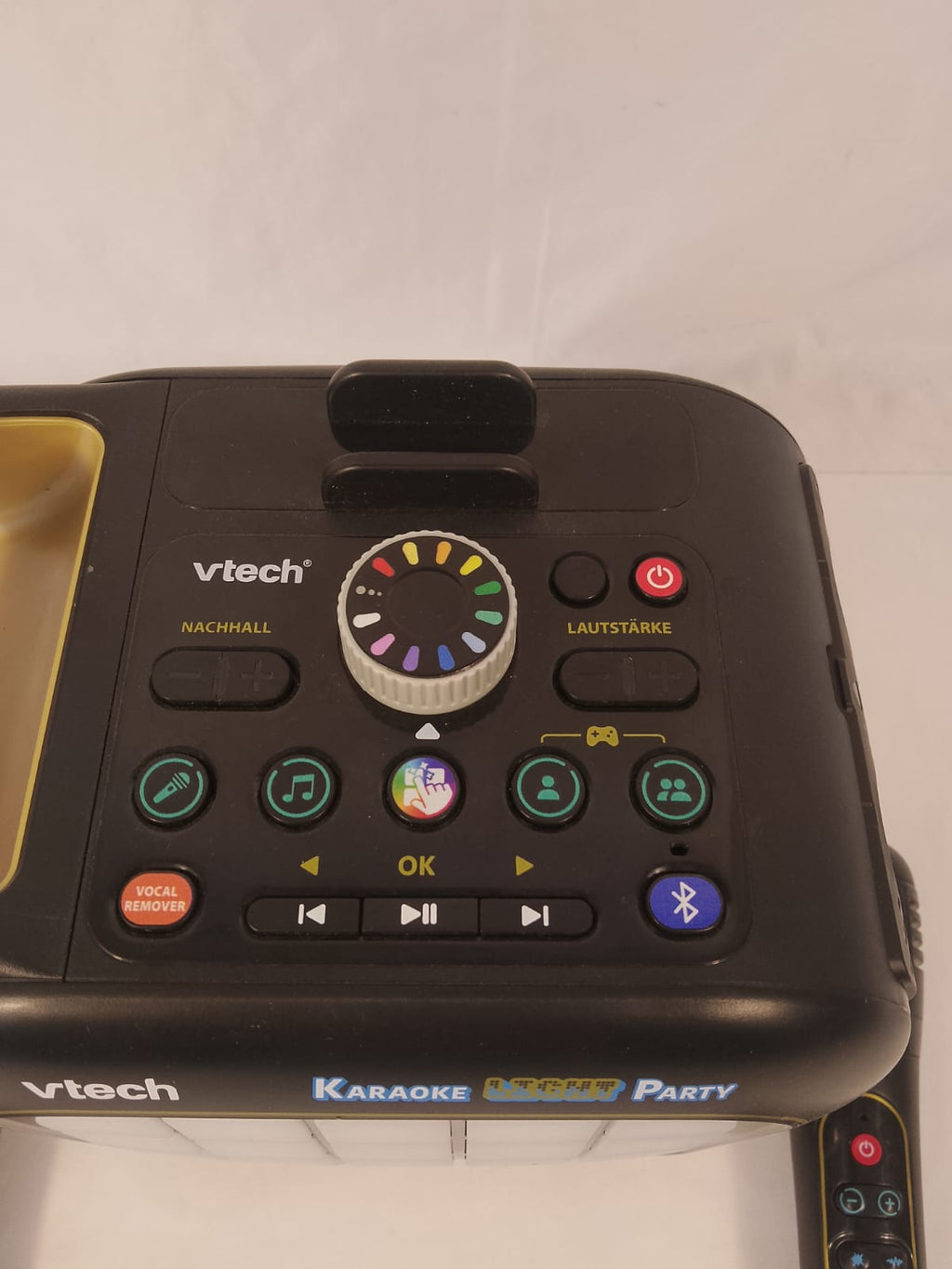 VTech Karaoke Light Party con 2 Microfoni Wireless, Altoparlante, Luci, Giochi Musicali e Pixel Art Nuovo