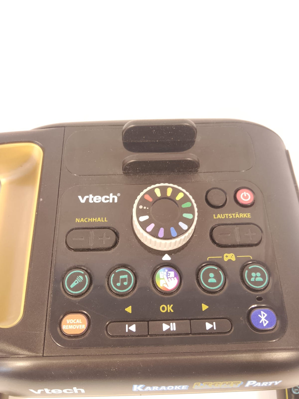 VTech Karaoke Light Party con 2 Microfoni Wireless, Altoparlante, Luci, Giochi Musicali e Pixel Art Nuovo