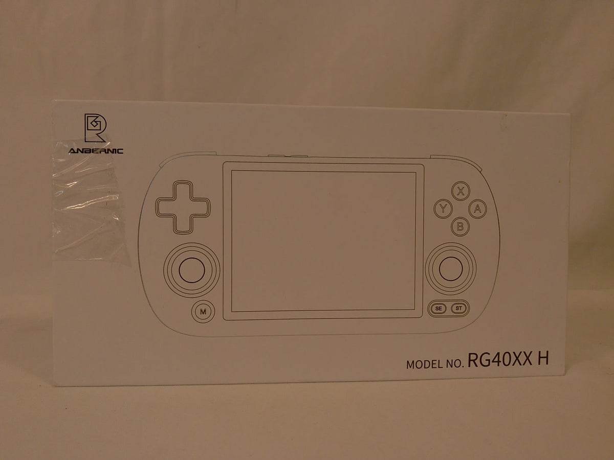 ANBERNIC RG40XX H Console Portatile Retro Gaming Blu 4" IPS Linux 64 Bit WiFi Bluetooth Joystick RGB 64GB Nuova