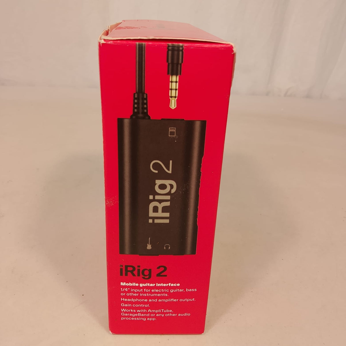 IK Multimedia iRig 2 - Interfaccia Chitarra Mobile per iPhone, iPad, Mac e Android Nuova