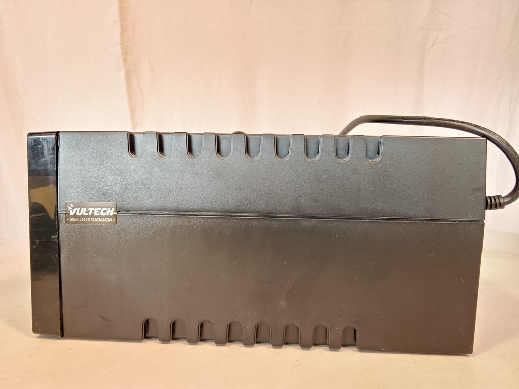 Gruppo di Continuita 650VA 360W 2 Prese Schuko Bipasso Vultech UPS650VA-LITE Nuovo