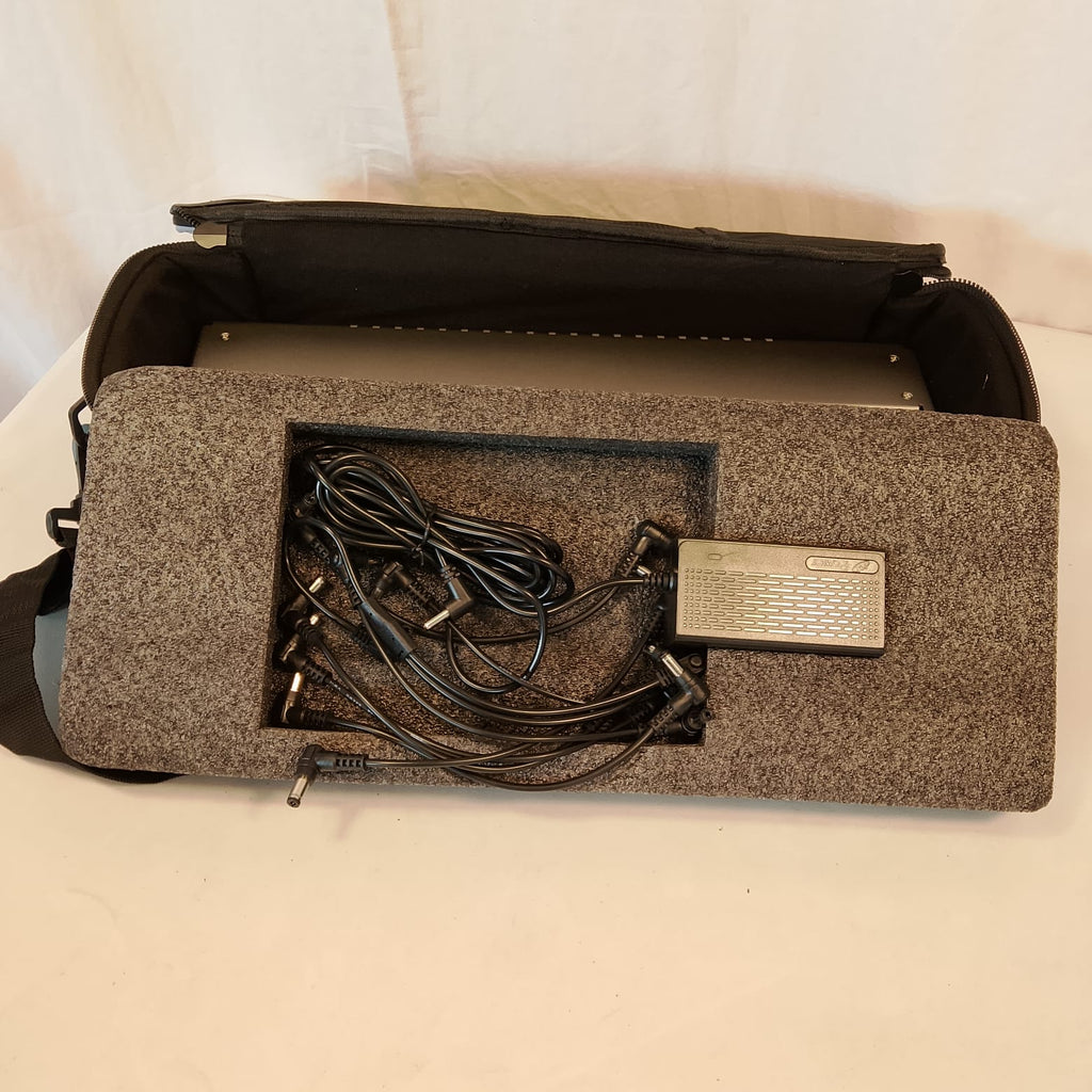 Pedaleira per Effetti Chitarra con Alimentatore Integrato e Borsa Vangoa Power Pedalboard Nuova