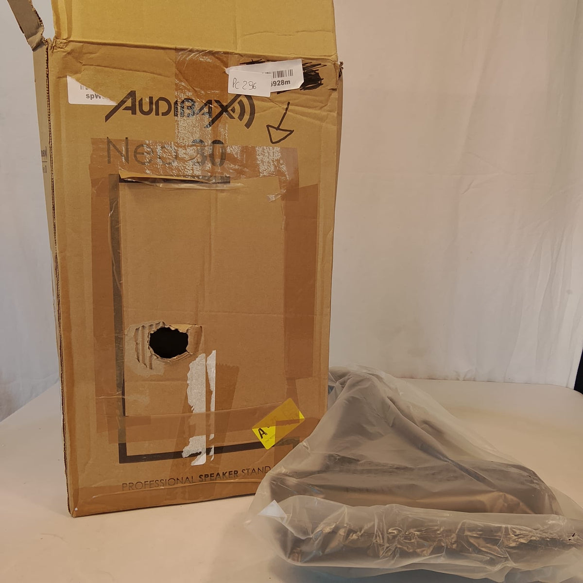 Coppia Supporti da Tavolo per Monitor da Studio Cassa Audibax Neo 30 Nuovo