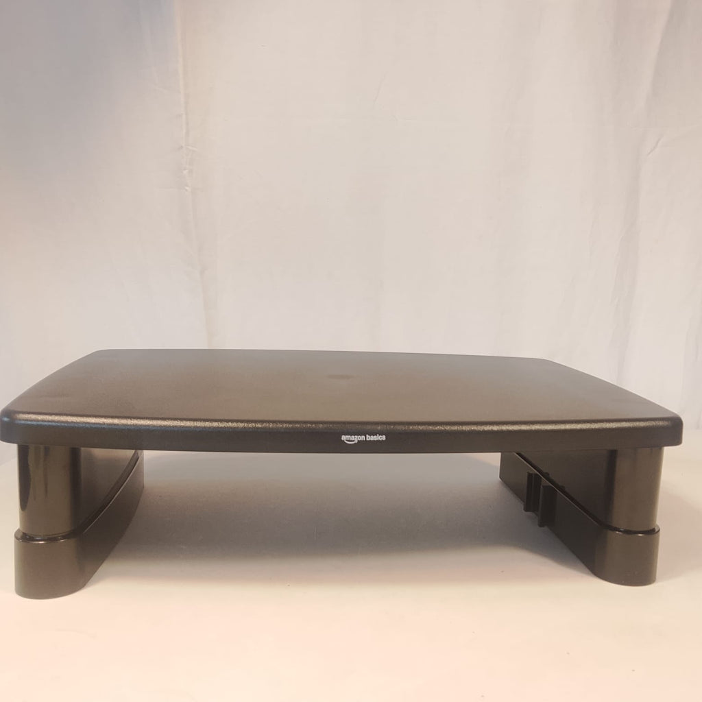 Supporto Rialzo per Monitor e Laptop da Scrivania Nero Amazon Basics Nuovo