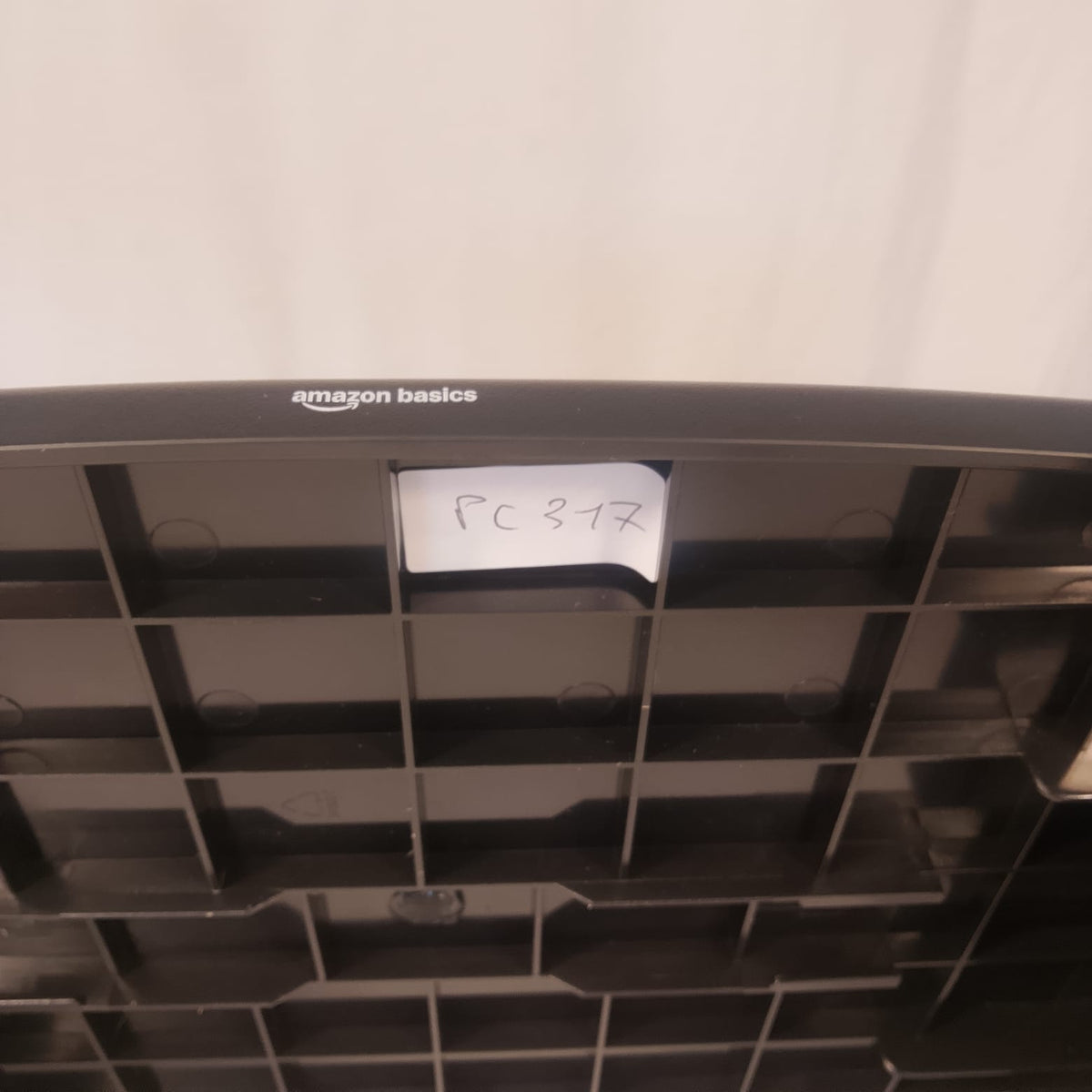 Supporto Rialzo per Monitor e Laptop da Scrivania Nero Amazon Basics Nuovo