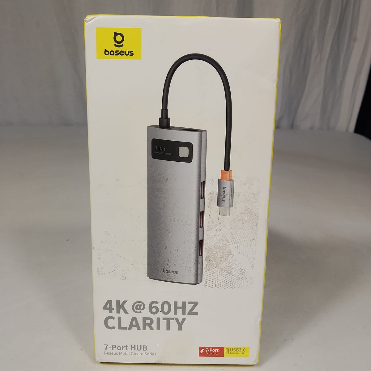 Hub USB-C multi-porta Baseus Metal Gleam Series 7-in-1 Nuovo
