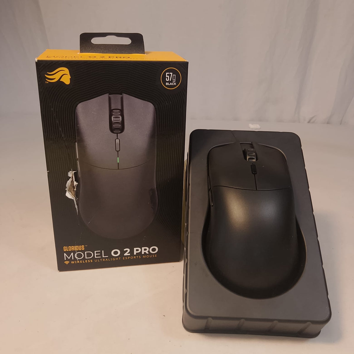 Mouse 57g Nero Glorious Model O 2 PRO Wireless Ultralight Gaming Nuovo