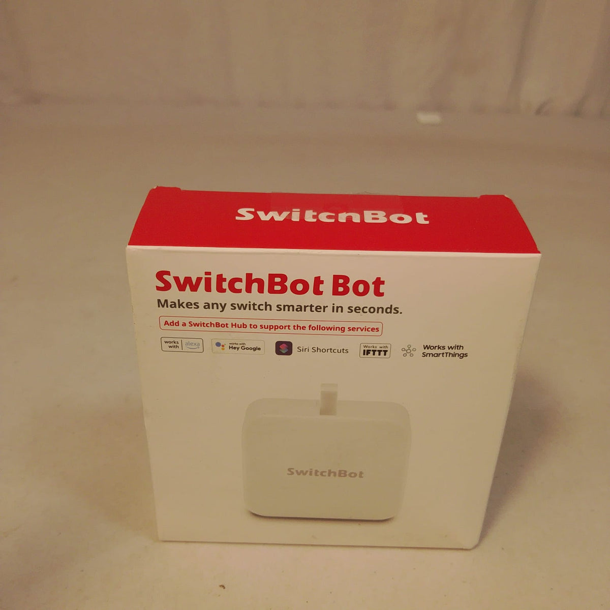 Pulsante Intelligente Smart Wireless Bluetooth Bianco SwitchBot Bot Nuovo