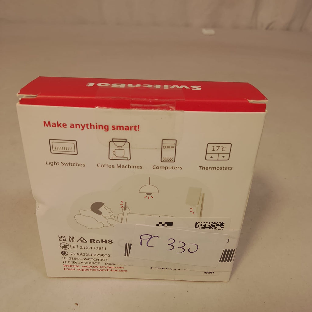 Pulsante Intelligente Smart Wireless Bluetooth Bianco SwitchBot Bot Nuovo