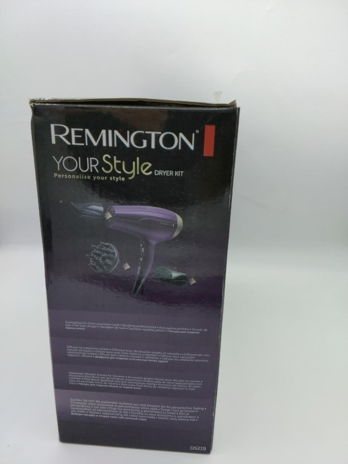 Remington Your Style Dryer Kit D5219 | Asciugacapelli con Diffusore e Accessori | Pari al Nuovo