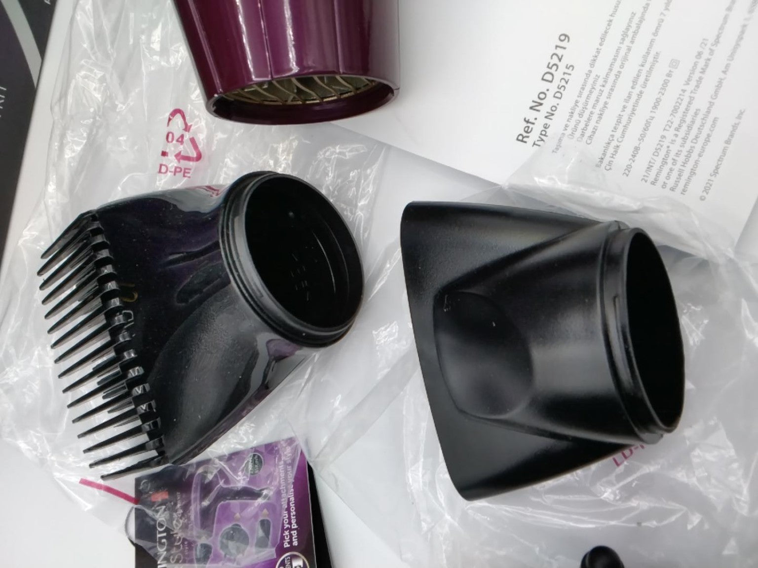 Remington Your Style Dryer Kit D5219 | Asciugacapelli con Diffusore e Accessori | Pari al Nuovo