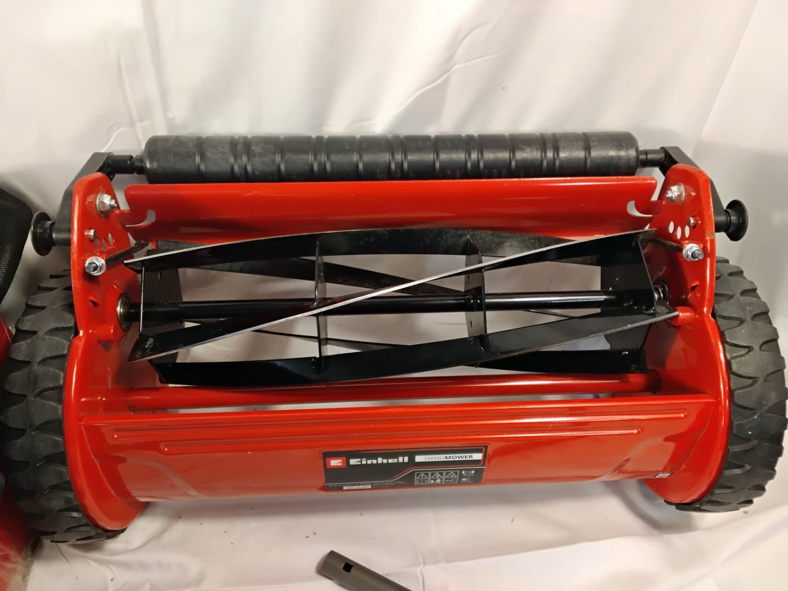 Einhell GE-HM 38 S-F Tagliaerba Manuale a Spinta 38 cm con Cesto Raccolta 26 L