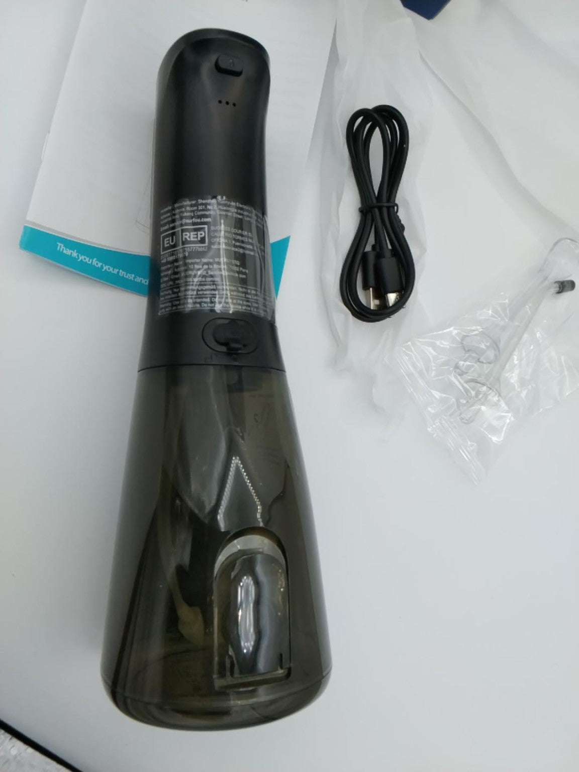 SURFOU Y209 Idropulsore Dentale Portatile Ricaricabile USB | 300 ml | Come Nuovo