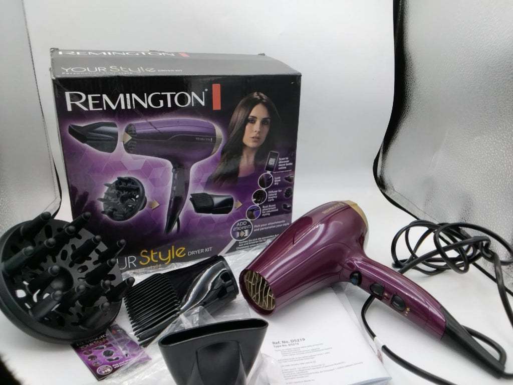 Remington Your Style Dryer Kit D5219 | Asciugacapelli con Diffusore e Accessori | Pari al Nuovo