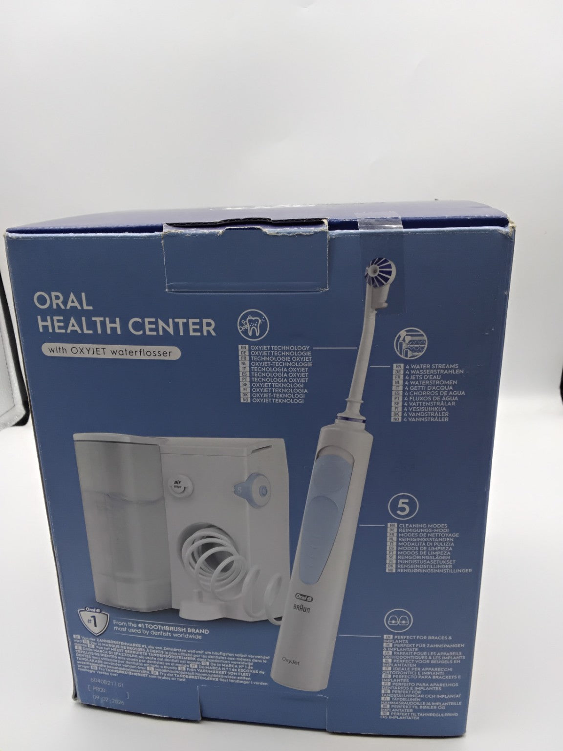 Oral-B Oral Health Center OxyJet MD20 | Nuovo