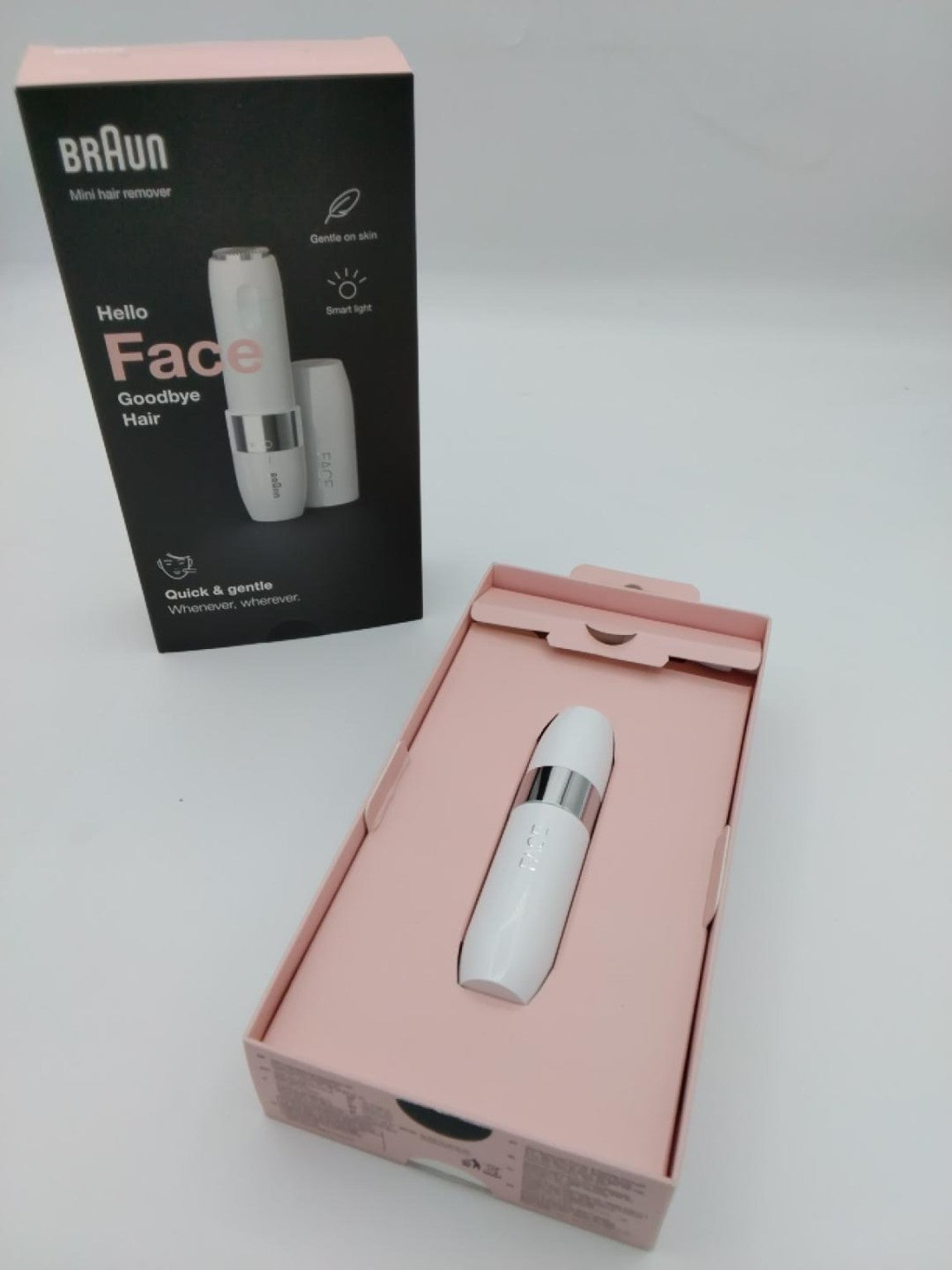 Braun Face FS1000 Mini Depilatore Viso Donna | Smart Light | Nuovo