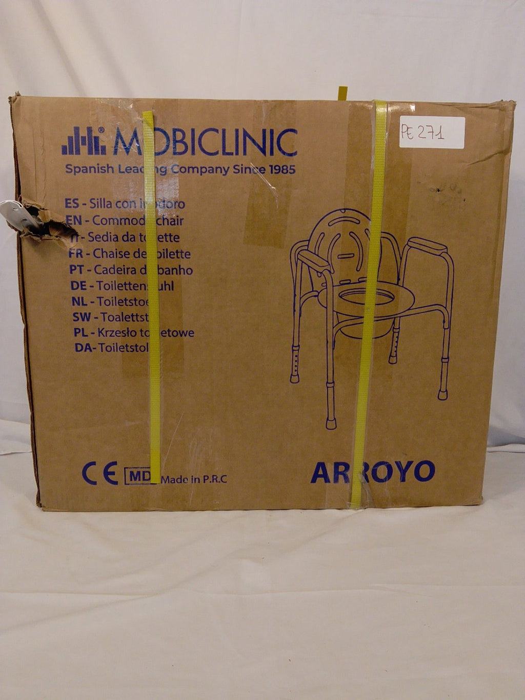Sedia da Toilette con WC Mobiclinic Arroyo | Nuova