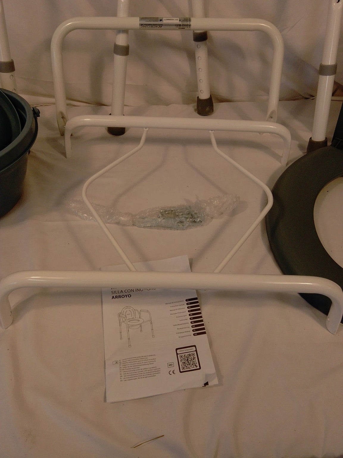 Sedia da Toilette con WC Mobiclinic Arroyo | Nuova