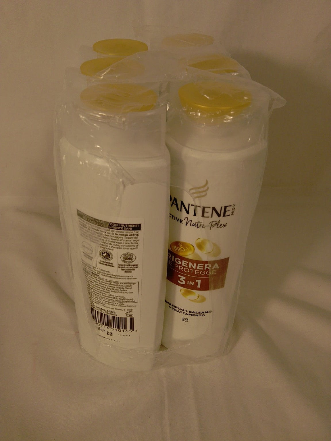 Pantene Pro-V Active Nutri-Plex Rigenera e Protegge 3 in 1 | Lotto 6 Flaconi | Nuovi Sigillati
