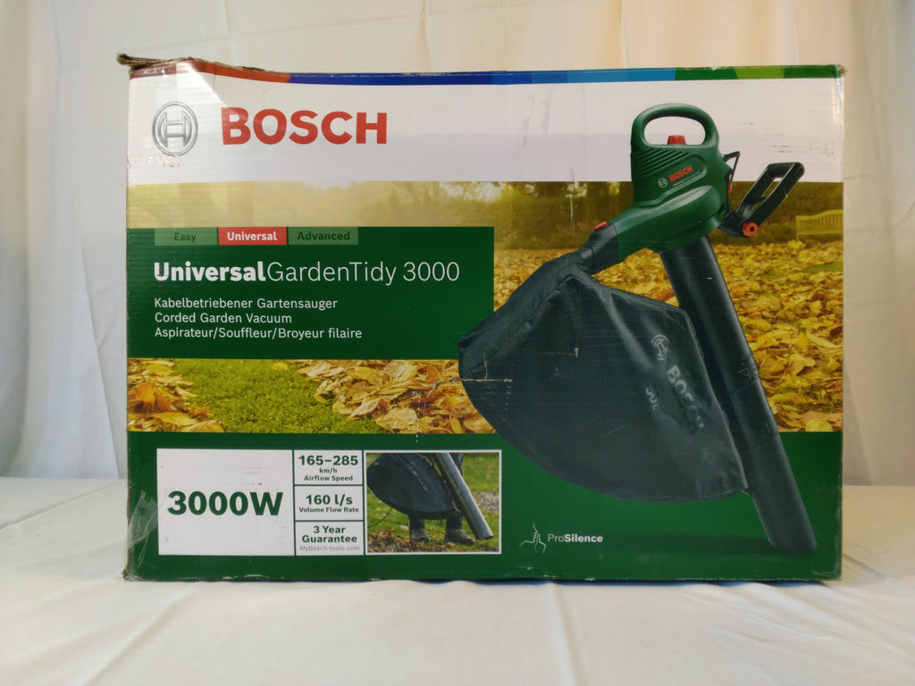 Bosch UniversalGardenTidy 3000 Aspiratore, Soffiatore e Biotrituratore 3000W | Nuovo